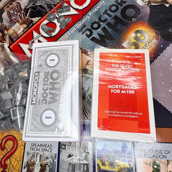 Monopoly Doctor Who 50th Anniversary Collector’s Edition Open Box Original Pac.. - Picture 14 of 16